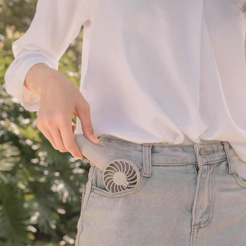 Quạt USB Cầm Tay 1200mAh 3 Tốc Độ Yên Tĩnh Tiện Dụng