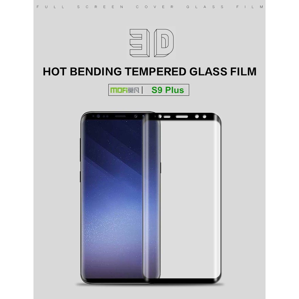 Mew 3D Hot Bend HD tempered Glass For Samsung S8 S9 Plus Note8 Curved Screen protector