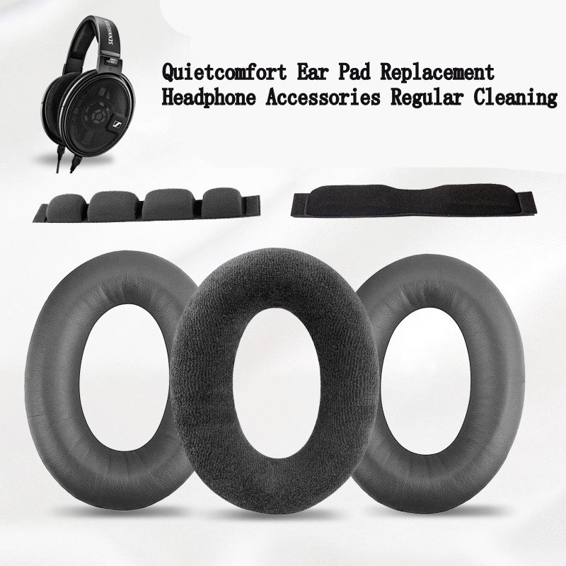 Đệm Bọc Đầu Tai Nghe Bằng Da Thay Thế Cho Sennheiser HD545 HD565 HD580 HD600 HD650 HD660S