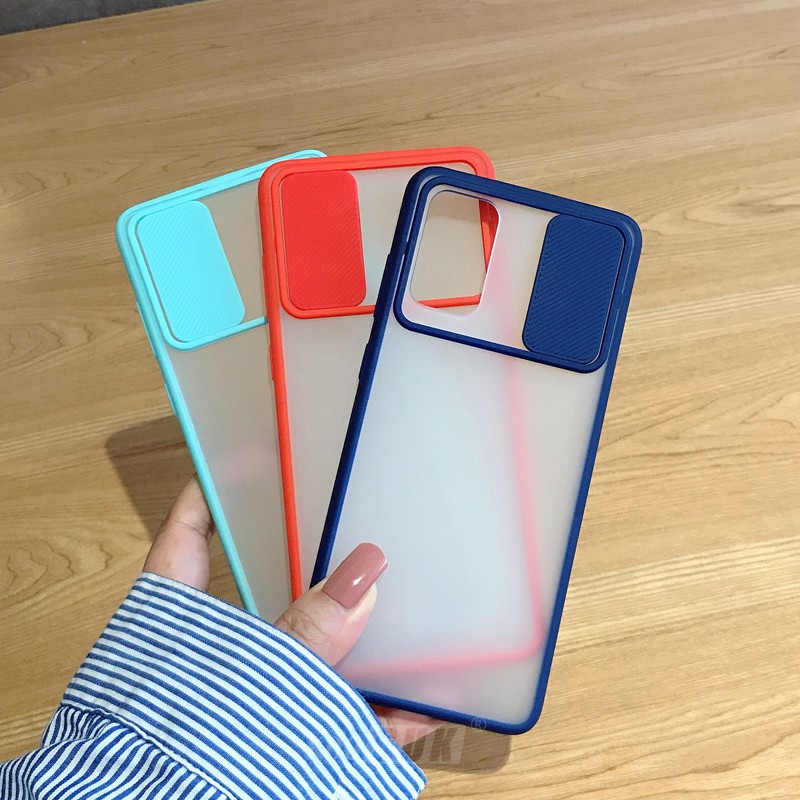 Ốp điện thoại Koosuk mặt nhám đục có thanh trượt bảo vệ camera cho OPPO F17 Pro A93 A73 2020 Realme 7 7i C17 Narzo 20 | BigBuy360 - bigbuy360.vn