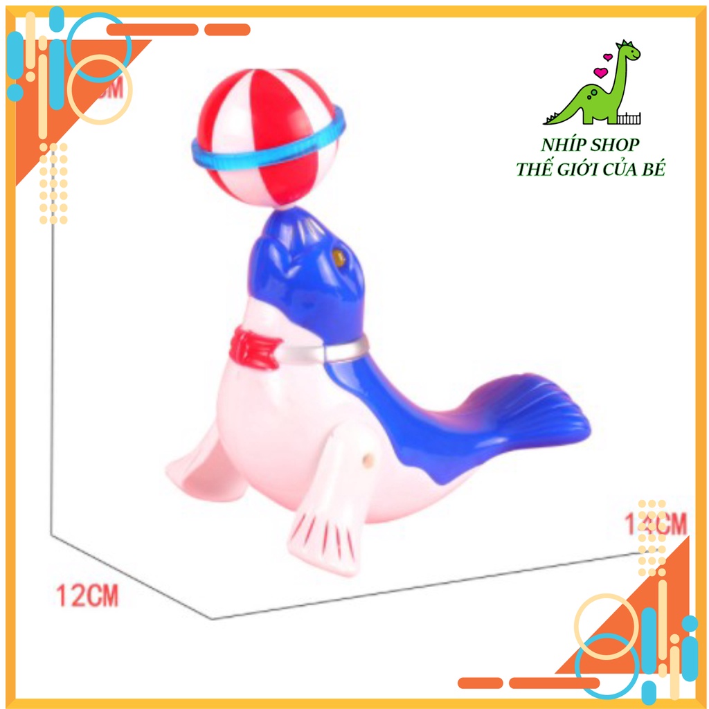 Đồ chơi Cá heo chơi bóng loại lớn chạy Pin