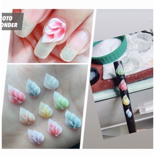 hoa bột nail- góc tay- hoa đính móng