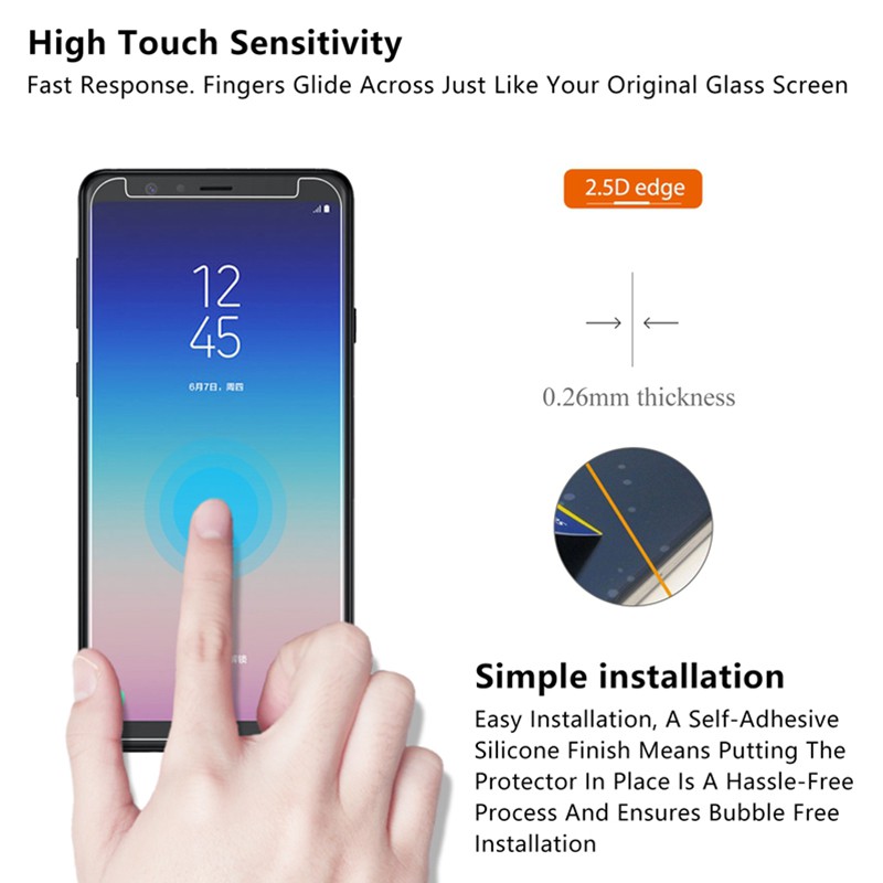 Samsung Galaxy C5 C7 C8 C9 Pro S2 S3 S4 S5 J1 Mini Note 1 2 3 4 5 6 7 FE kính cường lực Tempered Glass Screen Film