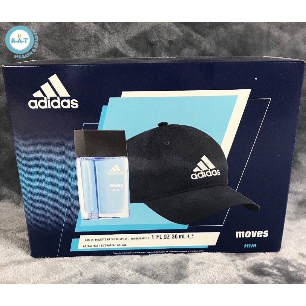 Set Nước hoa Nam Adidas Moves Him 30ml kèm Nón