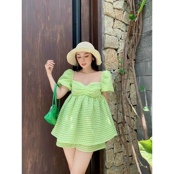Bigsize Set babydoll tơ xốp đùi 55-100kg