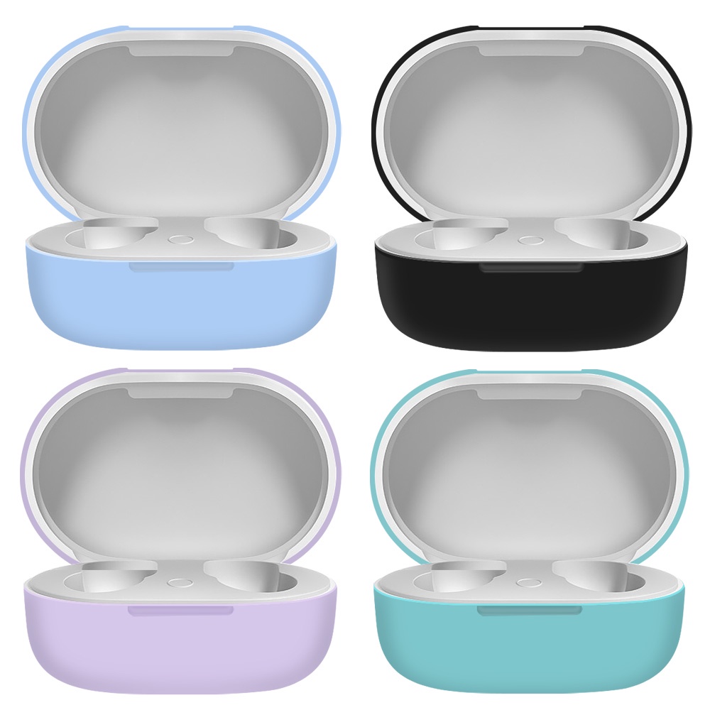 Vỏ Bảo Vệ Hộp Sạc Tai Nghe Không Dây Redmi Airdots Bằng Silicon Mềm Nhỏ Gọn