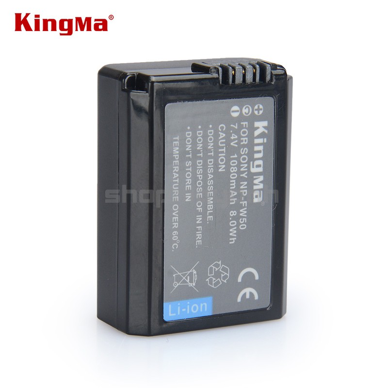 PIN NP-FW50 cho SONY A6000,A6300,A7,A7R,A7S...hãng Kingma