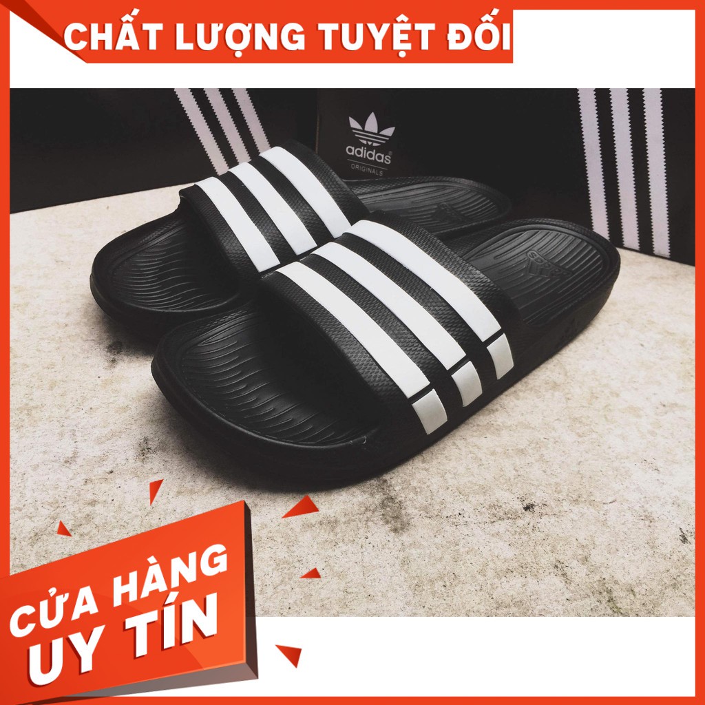 DÉP ADIDAS Duramo Auth ( Hàng Chuẩn ) ĐÚC NGUYÊN KHỐI - FULL BOX