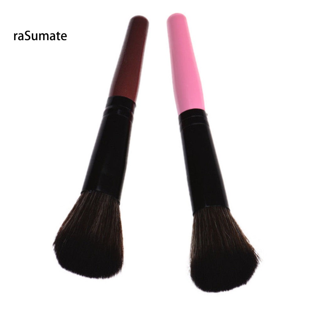 √RA Wood Handle Foundation Face Blush Powder Contour Makeup Brush Cosmetic Tool