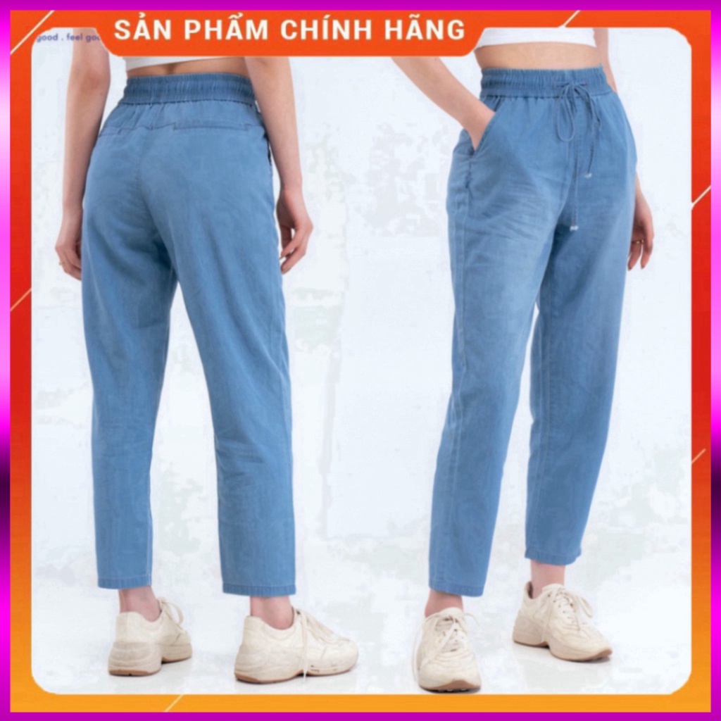 Quần jeans nữ baggy YODY lưng thun tôn dáng, chất thoáng mát, mềm mại, suông QJN4046 (giá sale hot)