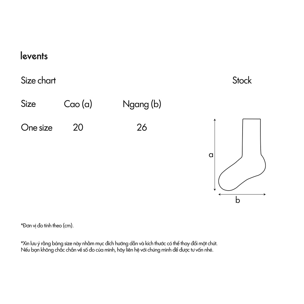 Vớ Levents Basic/ Red