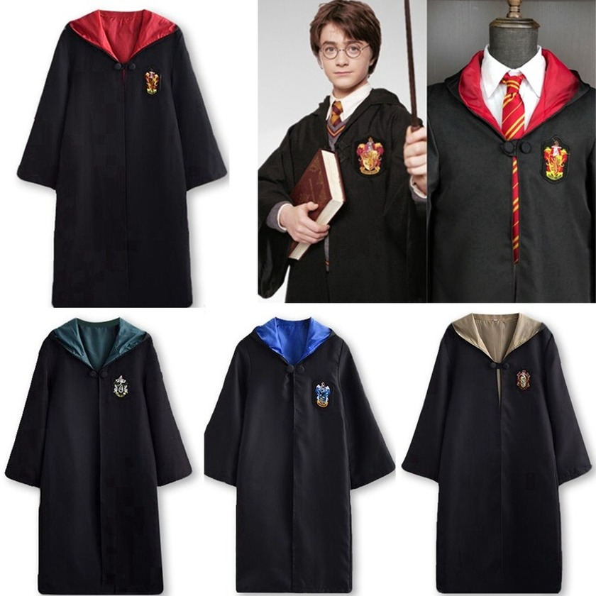 ⚡fast shiping⚡ Áo choàng có cà vạt hóa trang nhân vật Harry Potter thời trang