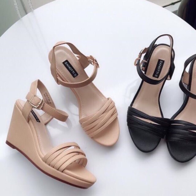 Sandal xuồng da lì 7 cm (video + ảnh thật) sale 310k =>200k