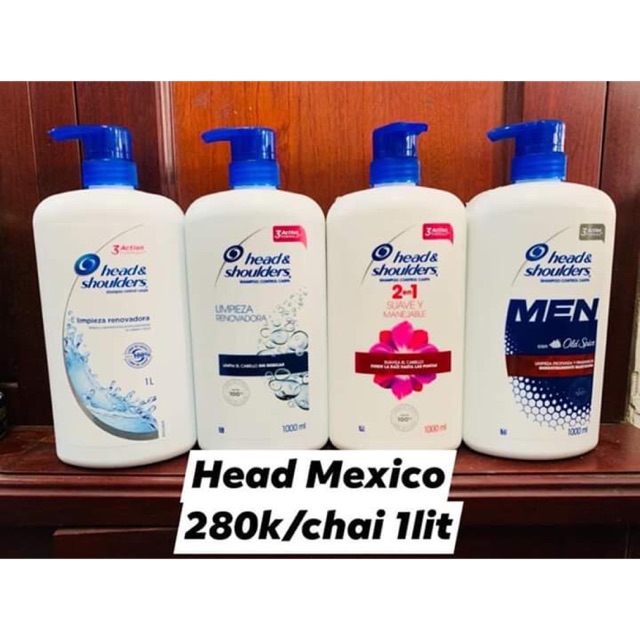 Dầu gội Head & Shoulders 2 in 1 của Mexico - 950 ml