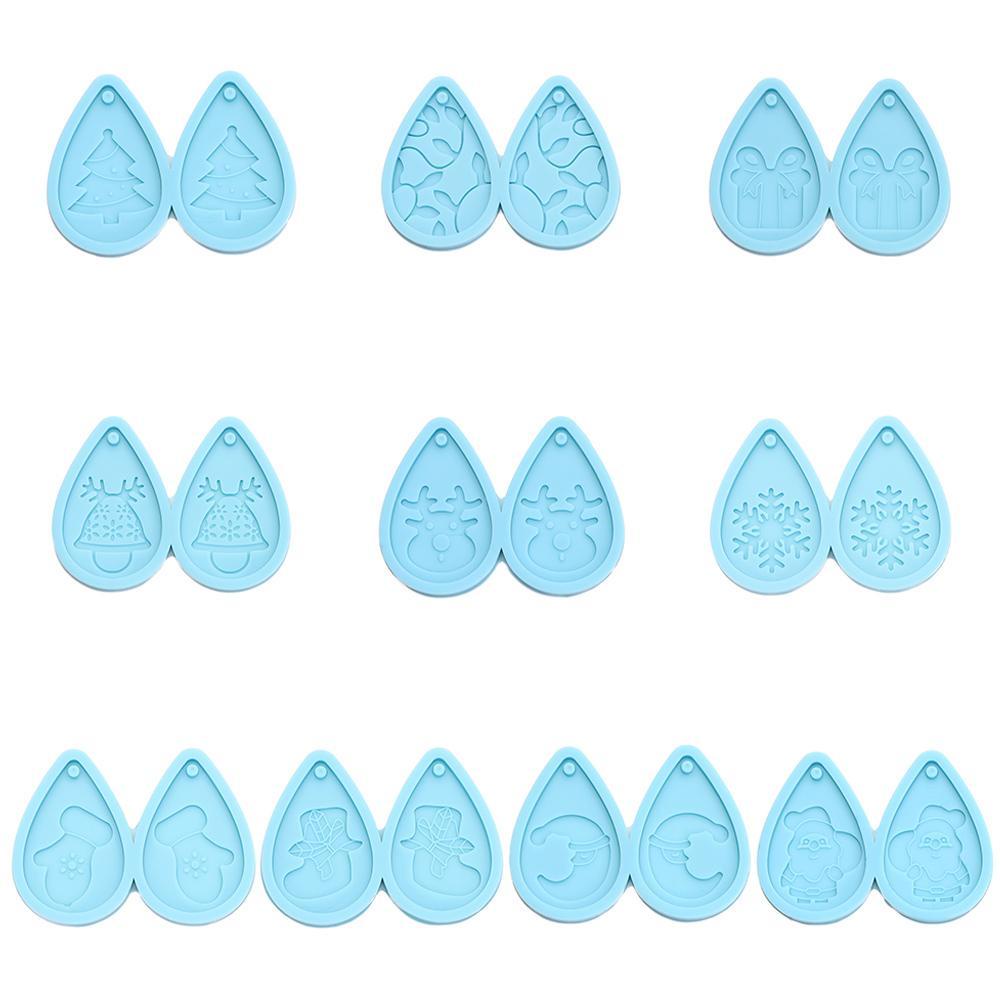 Khuôn Làm Bông Tai Resin Epoxy UV DIY|Khuôn Silicone Làm Đồ Trang Sức