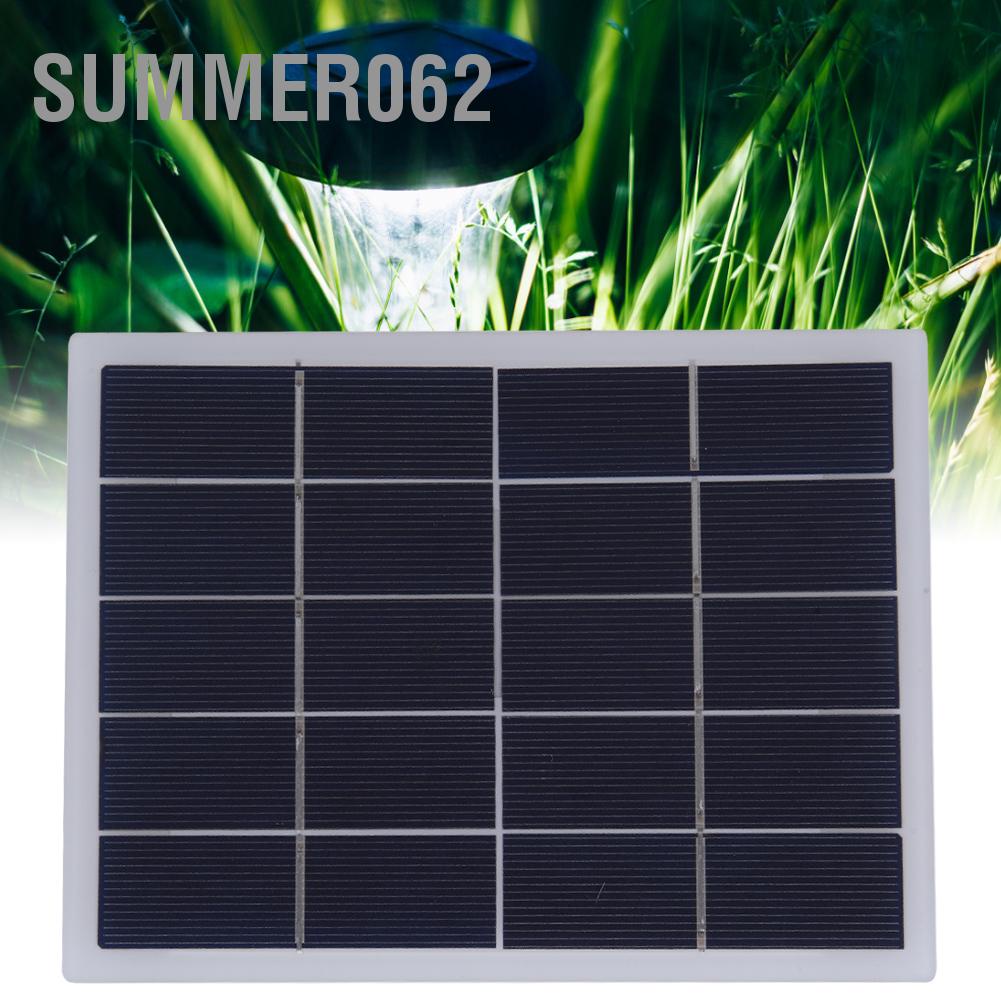 [Hàng Sẵn] 3W5V đa tinh thể tấm áp suất năng lượng mặt trời 170 x 130mm của tấm pin mặt trời 【Summer062】