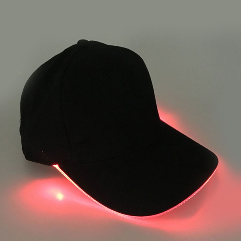 Mũ Lưỡi Trai Gắn Đèn LED Phát Sáng Phong Cách Thể Thao Thời Trang Halloween / Giáng Sinh Mới