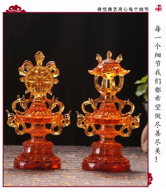 8 Tướng Cát Tường lưu ly 15cm