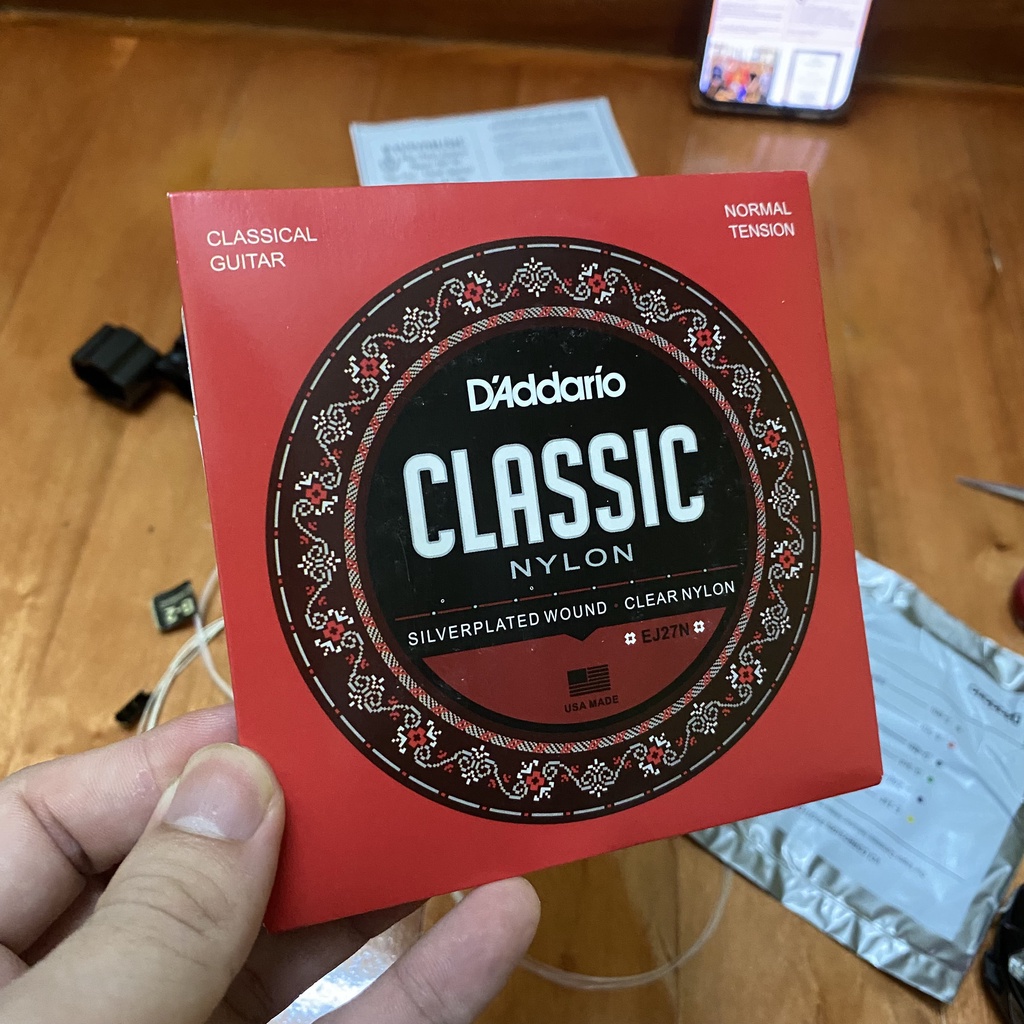 Dây đàn guitar CLASSIC Daddario EJ27N TYTYmusic