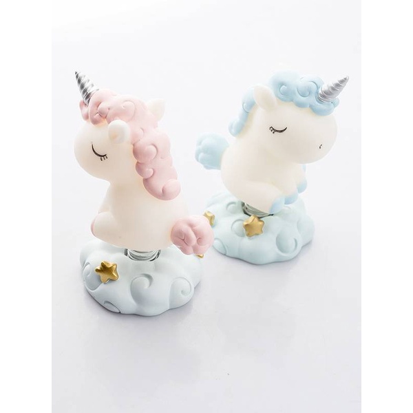 Đồ trang trí ô tô cá nhân sáng tạo nam nữ và phụ nữ xinh đẹp Unicorn xe búp bê trang trí xe hoạt hình dễ thương