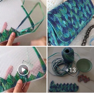 Set phụ kiện làm túi khâu canvas sợi cọ sz to