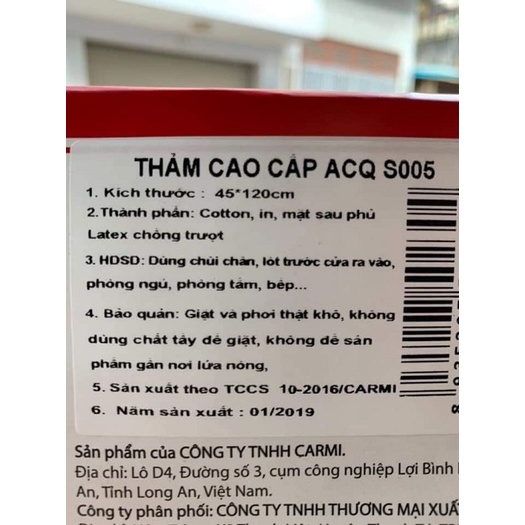 Thảm cao cấp ACQ Carmi Hàn Quốc