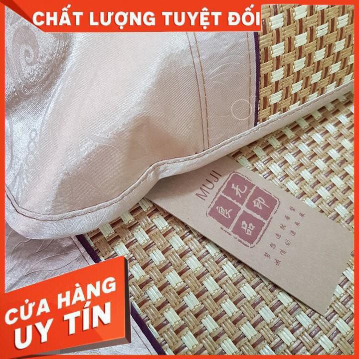 [XẢ KHO+FREE SHIP] Chiếu mây điều hòa Muji xuất Nhật 1m6 1m8 2m2 tặng kèm 2 vỏ gối