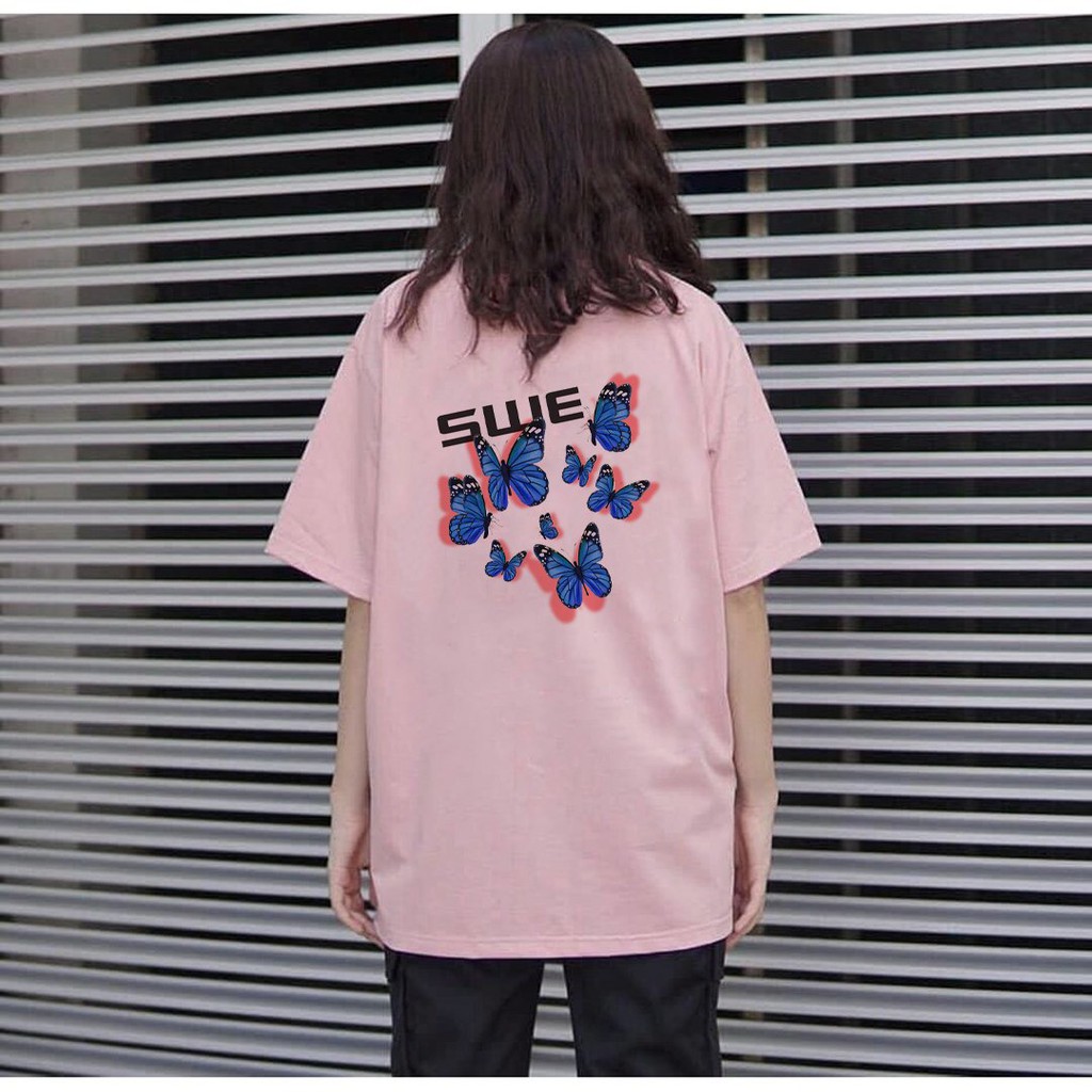 [Mã FASHIONGREEN94 giảm tới 30K đơn 99K] Áo thun tay lỡ in SWE , áo thun họa tiết nhiều màu - ATIN02 | BigBuy360 - bigbuy360.vn