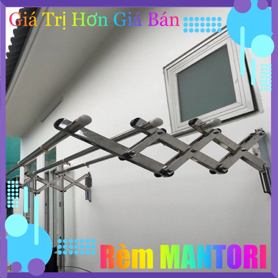 ⚜️Giàn Phơi INOX Thông Minh Tay Đôi Hòa Phát Mạnh Mẽ, Chịu Lực Hơn 70kg ⚜️ Hiện Đại, Sang Chảnh Làm Từ Inox 304 Sáng Bón