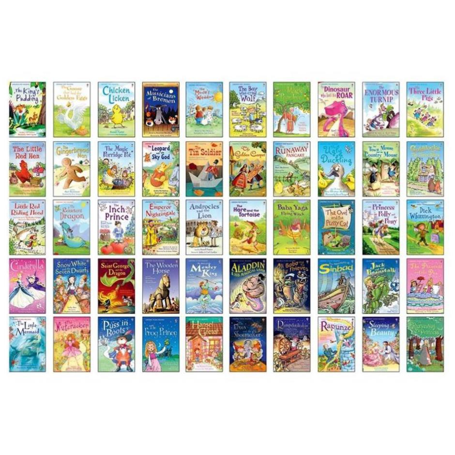 Bộ nhập - Usborne My First Reading Library (Bộ đỏ - Usborne đỏ 50q) + File nghe