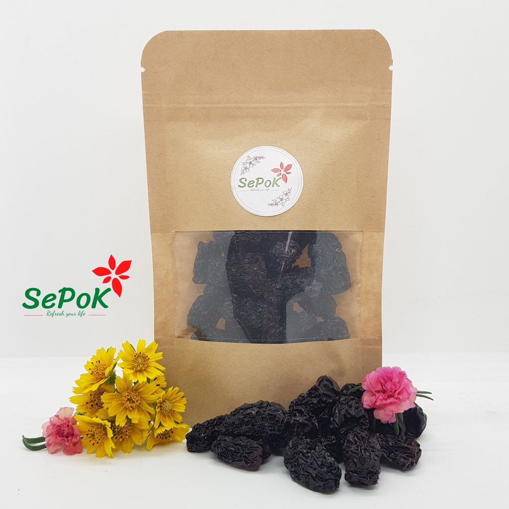 Táo Đen Sấy Dẻo - SePok -100/200g - Qủa to, dày thịt, siêu ngon ngot