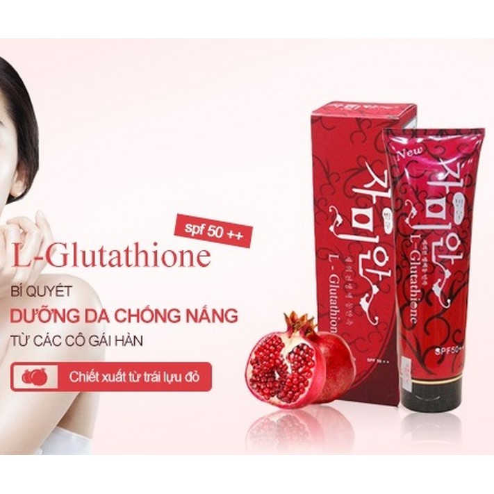 Kem dưỡng trắng da toàn thân Hàn Quốc L-Glutathione SPF 50++