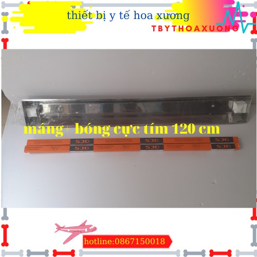 [COMBO Máng + Bóng UV 120cm ] Đèn Cực Tím Diệt Khuẩn