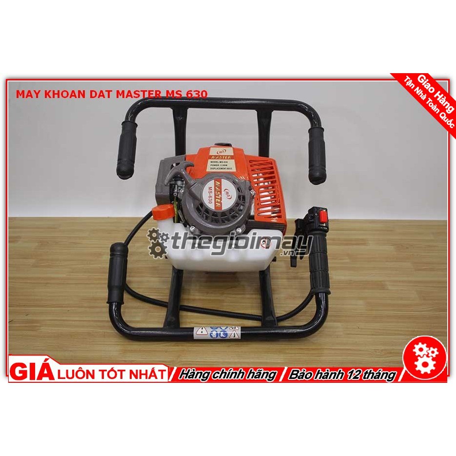 Máy khoan đất trồng cây master MS630 kèm mũi 150mm