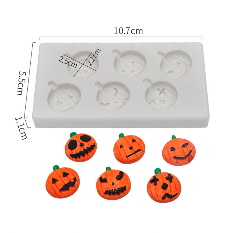 Set 4 Khuôn Silicone Làm Bánh Chủ Đề Halloween