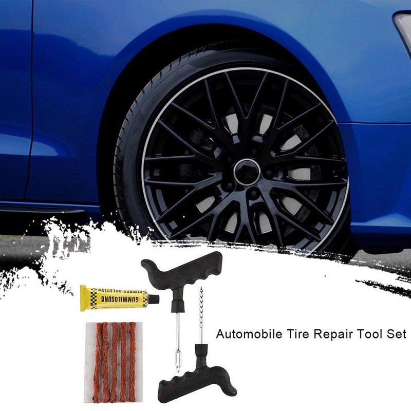 【Có hàng sẵn】Combo 8 miếng Bộ dụng cụ sửa chữa lốp xe hơi chuyên dụng