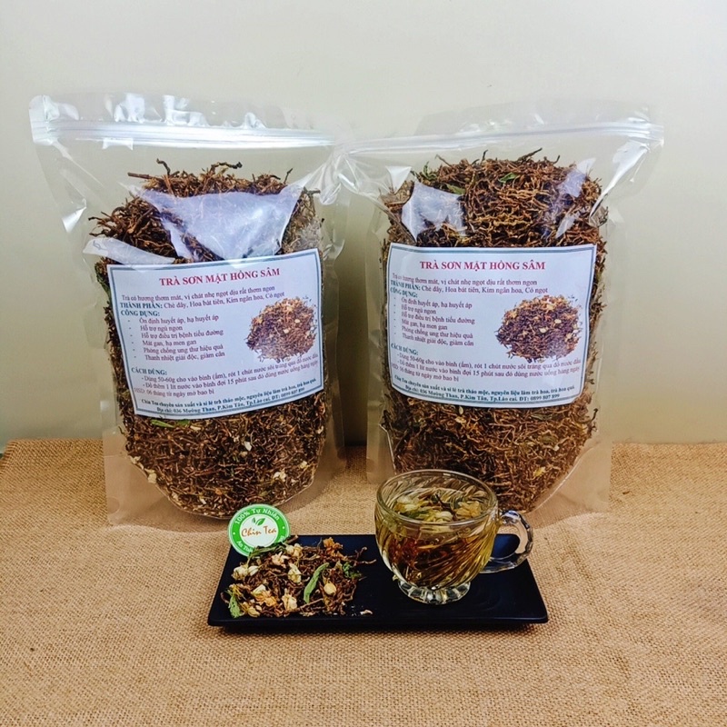 Trà Sơn mật Hồng sâm Sapa - Loại 1kg mix đủ vị