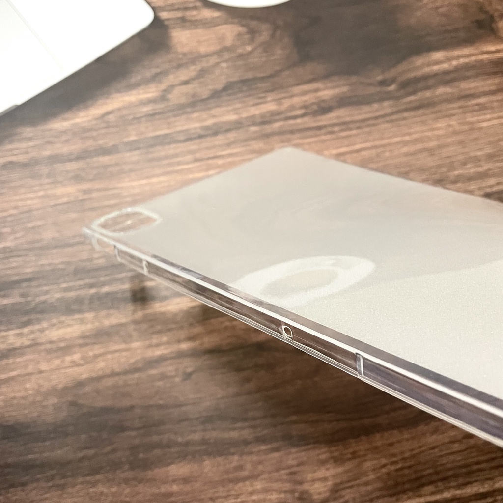 Ốp lưng silicon cho máy tính bảng Xiaomi Mipad 5/ Mipad 5 Pro 2021 11 inch  mặt lưng trắng mờ không bám vân tay.