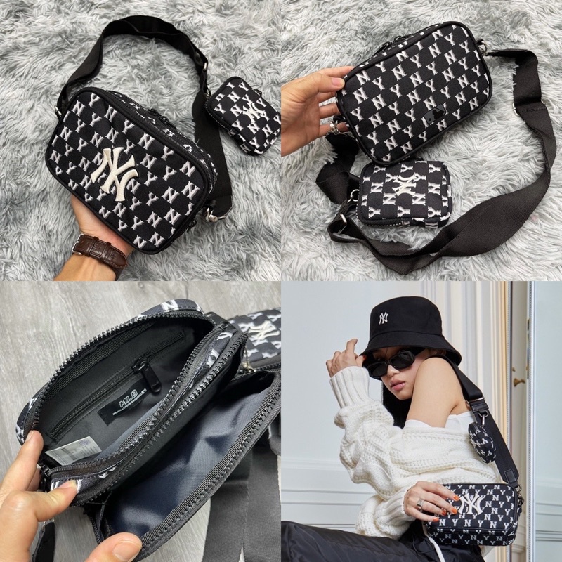 Túi Đeo chéo MLB MONOGRAM JACQUARD | CAM KẾT XUẤT XỊN 100%