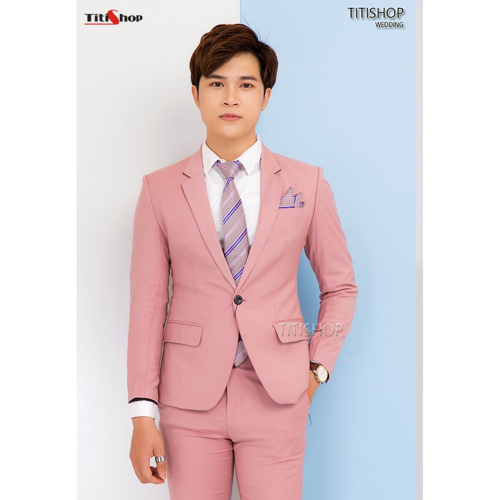 Áo Vest Nam Titishop AVN289 Hồng