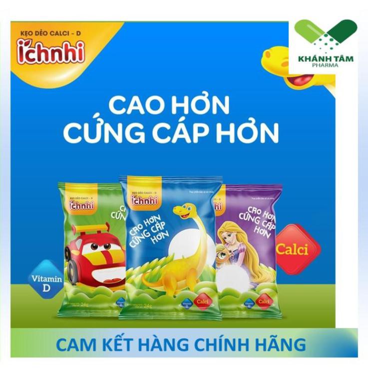 ! Kẹo dẻo Ích Nhi (Canxi - D/ Calci, Canci, tăng sức đề kháng)