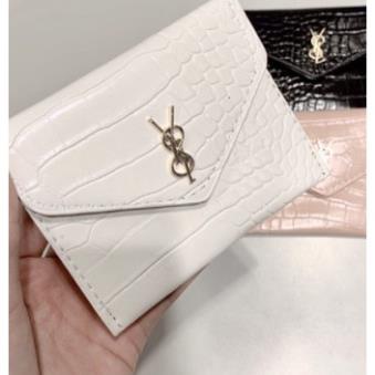 Ví nữ ngắn mini cầm tay nhỏ gọn cao cấp cực sang - xinh  Y8L da rắn  PK Tkutrang