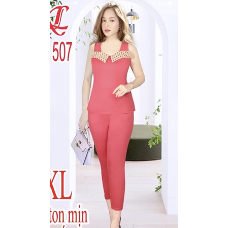 Đồ bộ nữ ❤️ CAO CẤP❤️ quần 9 tấc vải cotton mịn QC đẹp, sang, chảnh hợp thời trang