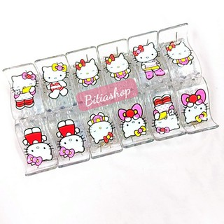 Lố 12 Kẹp Tóc Càng Cua 3 Răng 5 Răng Kitty