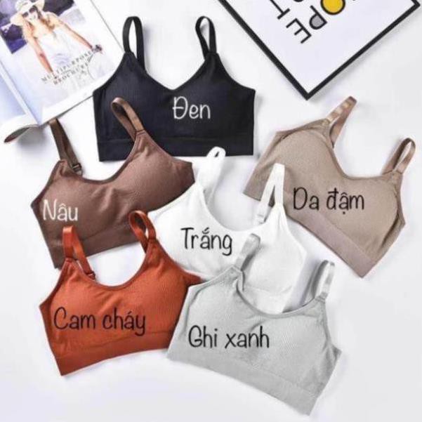 ÁO BRA TĂM 2 DÂY 6 MAU CHO NỮ hot hot