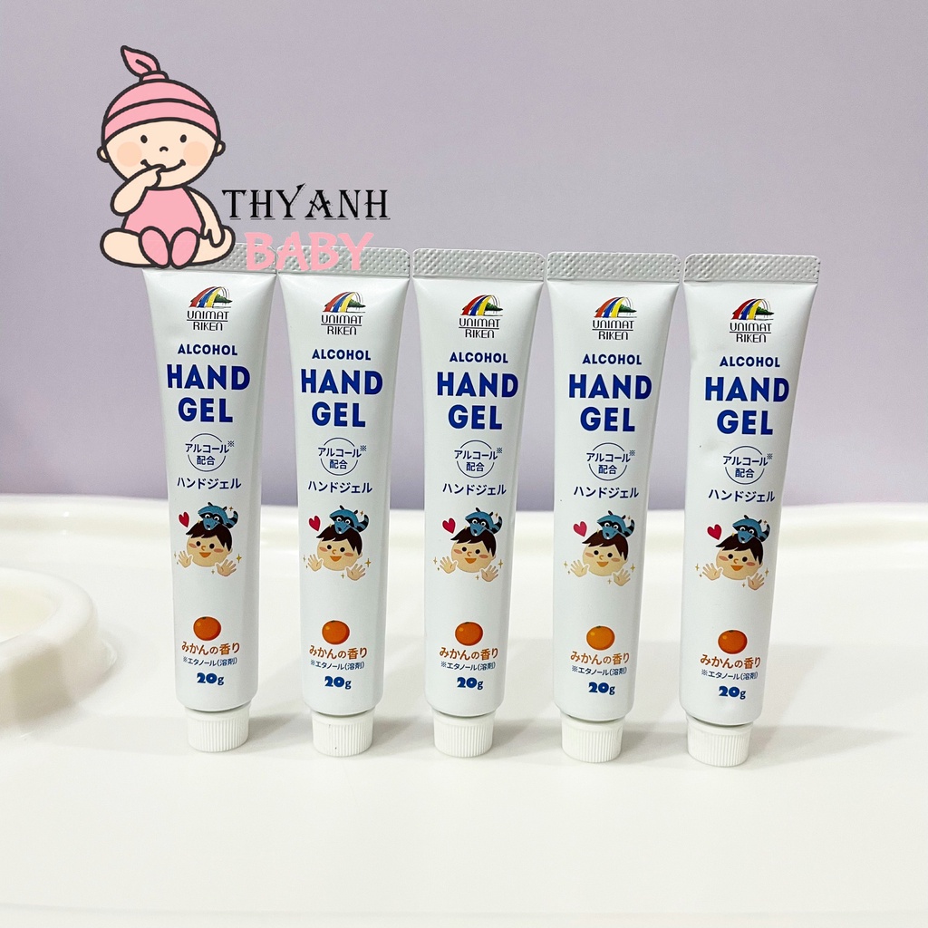 Gel rửa tay khô UNIMAT RIKEN kháng khuẩn cho bé 20g