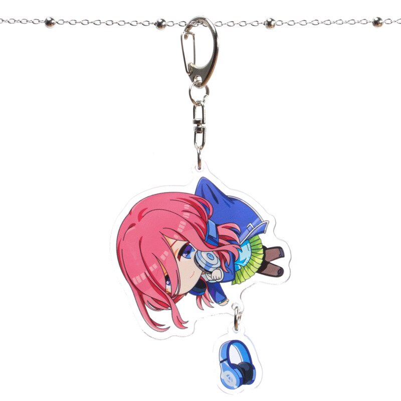 Móc khóa anime Gotoubun No Hanayome Nhà Có 5 Nàng Dâu Chibi móc khoá quà lưu niệm móc khoá phụ kiện bằng arcrylic