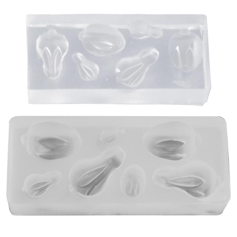 Khuôn Silicon Làm Mặt Trang Sức Hình Thỏ Con Xinh Xắn