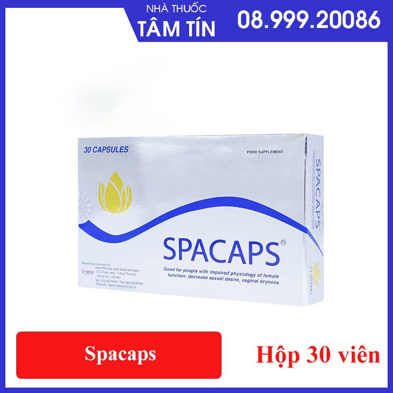 [CHÍNH HÃNG ] Spacaps - Hỗ Trợ Tăng Tiết Dịch Nhờn