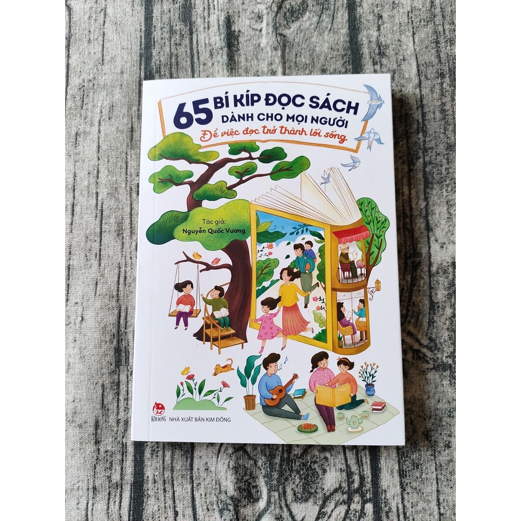 Sách - 65 Bí Kíp Đọc Sách Dành Cho Mọi Người - Để Việc Đọc Trở Thành Lối Sống (Kim Đồng)